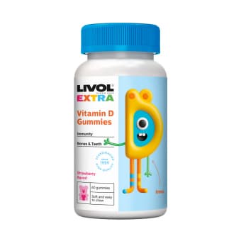 Livol Vitamin D kummikarud N60