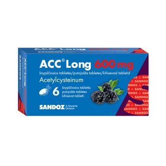 ACC LONG РАСТВОРИМЫЕ ТАБЛЕТКИ 600MG N6