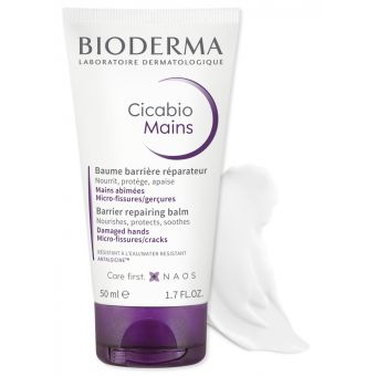 Bioderma Cicabio Mains kätekreem kahjustunud nahale 50 ml