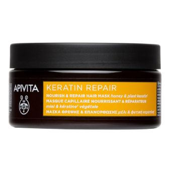 Apivita Nourish & Repair питательная и восстанавливающая маска для волос 200 мл