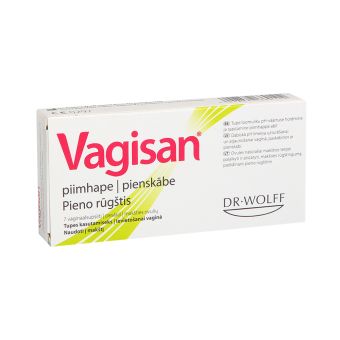 Vagisan piimhappe vaginaalsed suposiidid N7