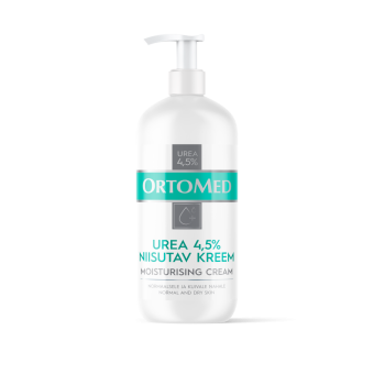 Ortomed 4,5% urea kreem niisutav pumbaga 500 ml