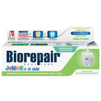 Biorepair Junior Mint (6-12a) Hambapasta 75 ml