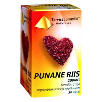 Tervisepüramiid punane riis 200mg + koensüüm Q10 N30