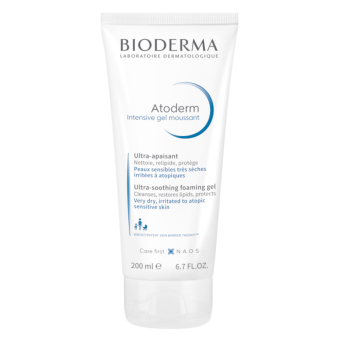 Bioderma Atoderm Intensive Gel Moussant нежный гель для умывания без запаха для очень сухой и атопичной кожи 200 мл