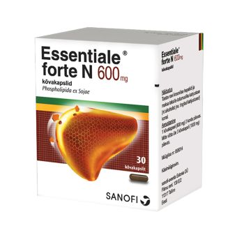 ESSENTIALE FORTE N KÕVAKAPS 600MG N30