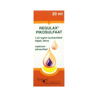 REGULAX PIKOSULFAAT SUUKAUDSED TILGAD 7.23MG 20ML N1, 20 ml 20 мл