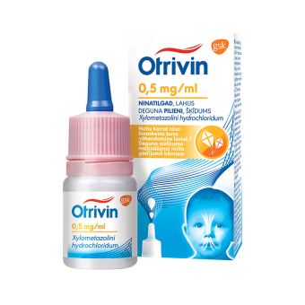 OTRIVIN NINATILGAD 0.5MG/ML N1, 10 ml 10 ml