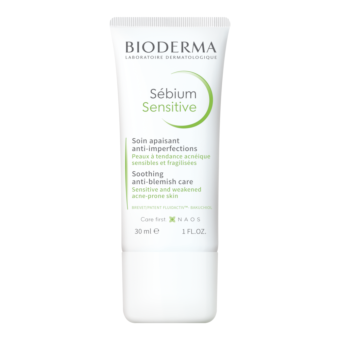 Bioderma Sebium Sensitive intensiivse toimega kreem aknele kalduvale nahale 30 ml