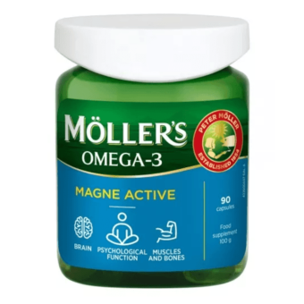 Möller's Omega-3 Magne Active kapslid N90