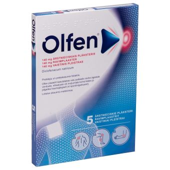 OLFEN TRANSDRMAALNE RAVIMPLAASTER 140MG N5