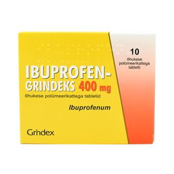 IBUPROFEN-GRINDEKS ÕHUK. POLÜM.KAT. TBL 400MG N10