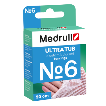 Medrull Ultratub Nr. 6 эластичный сетчатый бинт 50 cm N1