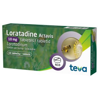 LORATADINE ACTAVIS 10MG N10