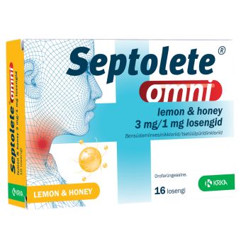 SEPTOLETE OMNI ЛИМОН & МЁД LOSENG 3MG/1MG N16