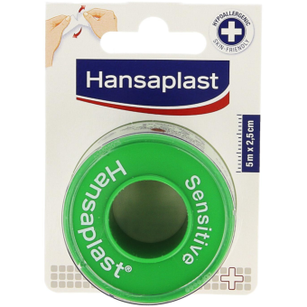 Hansaplast Sensitive фиксирующий тейп 2,5cmx5m N1