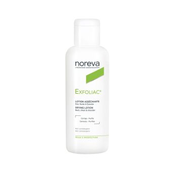 Noreva Exfoliac kuivatav losjoon aknelisele nahale seljal 125 ml