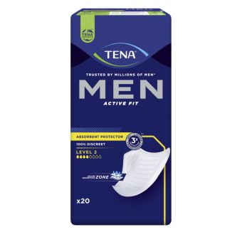 Tena Men Active Fit L2 гигиенические прокладки для мужчин 450ml N20