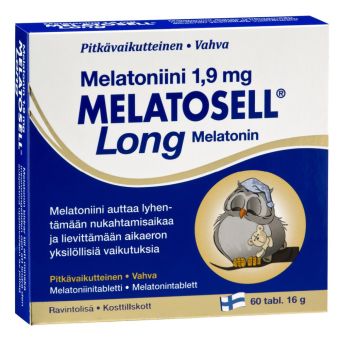 Melatosell Long снотворные таблетки 1,9mg N60