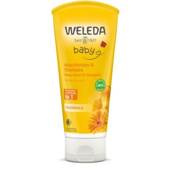 Weleda Baby шампунь-крем для душа с календулой 200 мл