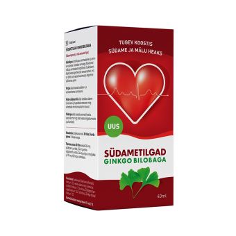 Paira Südametilgad Ginkgo Bilobaga 40 ml