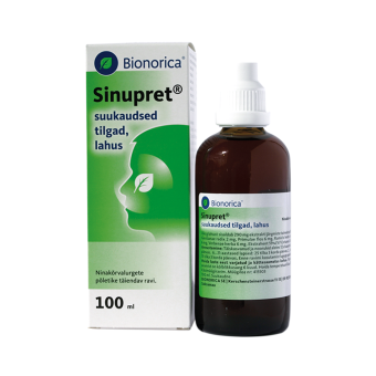 SINUPRET SUUKAUDSED TILGAD LAHUS 2MG+6MG+6MG+6MG+6MG N1, 100 ml 100 мл