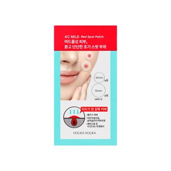 Holika Holika AC MILD Red Spot Patch Патчи против воспалений, 12 шт. 12 шт.