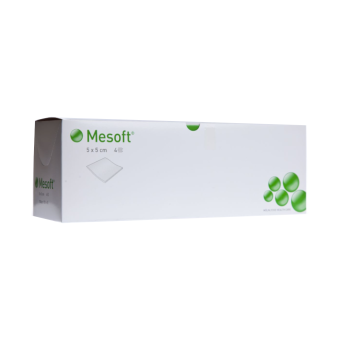 Mesoft тампоны для ран 5x5cm 4-слойные стерильные N150