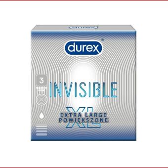 Durex Invisible XL kondoomid N3