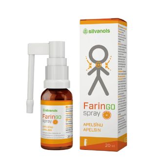 Silvanols Faringo sprei kurgule apelsini 20 ml