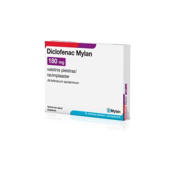 DICLOFENAC MYLAN ЛЕЧЕБНЫЙ ПЛАСТЫРЬ 180MG N5