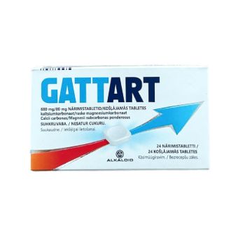 GATTART 680MG+80MG NÄRIMISTBL N24