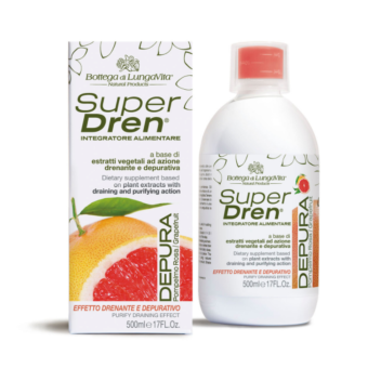 SuperDren Depura Grapefruit пищевая добавка, ускоряющая обмен веществ и уменьшающая целлюлит 500 мл