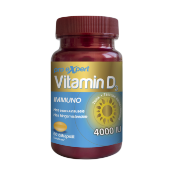 Pro Expert Vitamin D3 Immuno 4000IU масляные капсулы N60