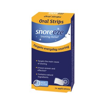 Snoreeze Oral Strips полоски для нёба против храпа N14