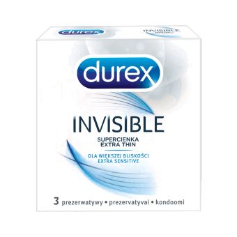 Durex Invisible Extra Sensitive презервативы 52 mm N3