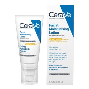 CeraVe Facial Moisturising Lotion niisutav päevakreem SPF50 52 ml