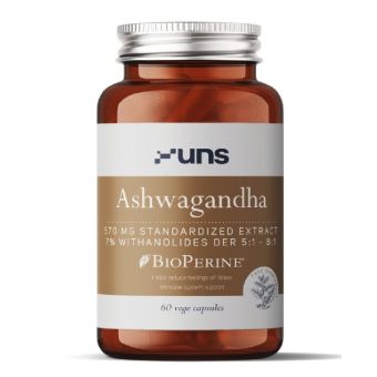 Uns Ashwagandha + bioperiin N60