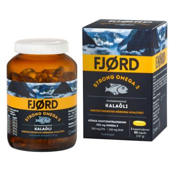 Fjord Strong Omega-3 рыбий жир в капсулах N80