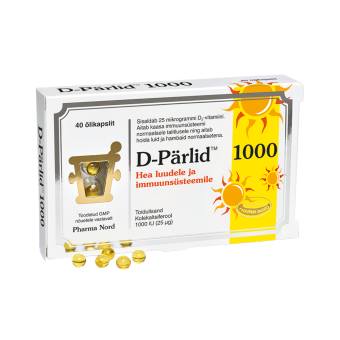 Pharma Nord D-Pärlid 1000 25mcg N40