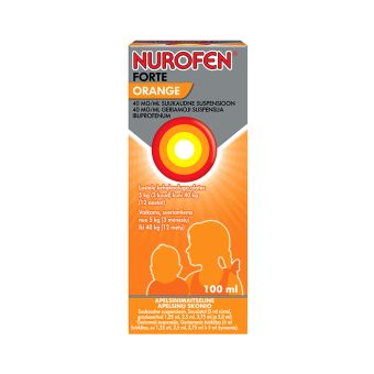 NUROFEN FORTE ORANGE 40MG N1, 100 ml 100 мл