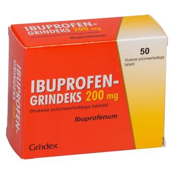 IBUPROFEN-GRINDEKS ÕHUK. POLÜM.KAT. TBL 200MG N50