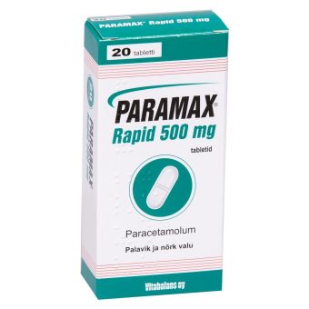 PARAMAX RAPID TBL 500MG N20