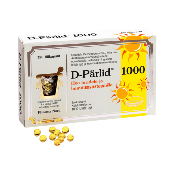 Pharma Nord D-Pärlid 1000 25mcg N120