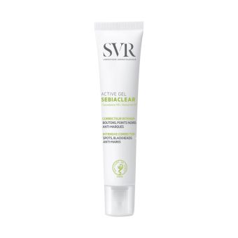 SVR Sebiaclear Active Gel intensiivse toimega näokreem vistrike ja komedoonide vastu 40 ml