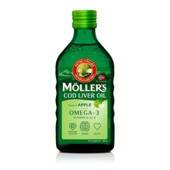 Möller's kalamaksaõli õunamaitseline 250 ml