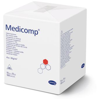 Hartmann Medicomp mittesteriilsed tampoonid 10x10cm N100