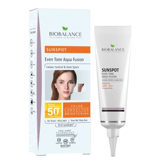 Bio Balance Sunspot Even Tone Aqua Fusion Color Control & Dark Spots SPF50+ солнцезащитный крем для лица, 40 мл 40 мл