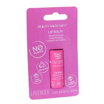 Beauty Made Easy Paper tube huulepalsam LAVENDER 5.5 g