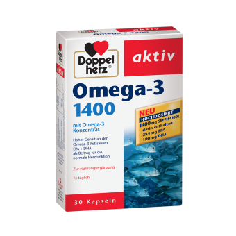 Doppelherz Aktiv Omega-3 kapslid 1400MG N30